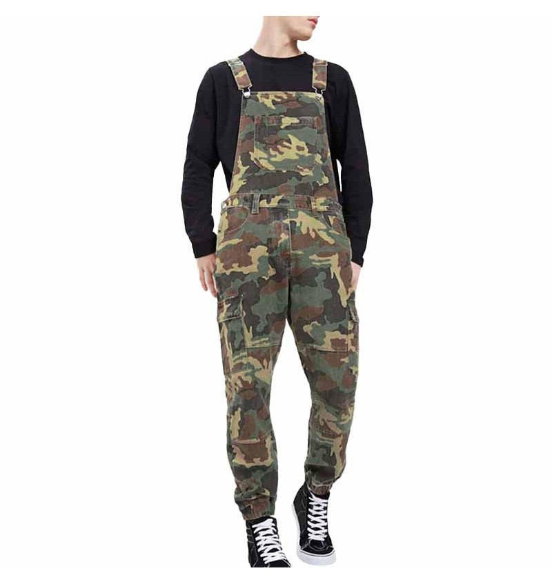 Men's Outdoor Tactical Camouflage Workwear Multi-pocket Overalls