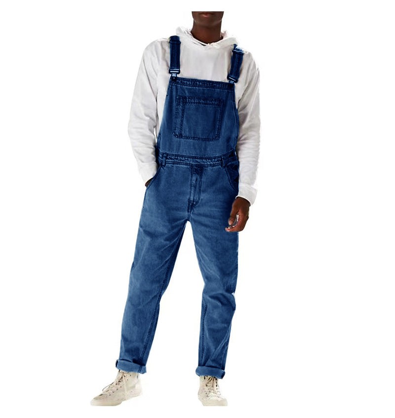 Men's Casual Vintage Denim Overalls