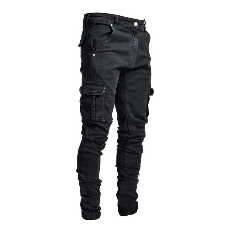 Men's Casual Pocket Skinny Jeans