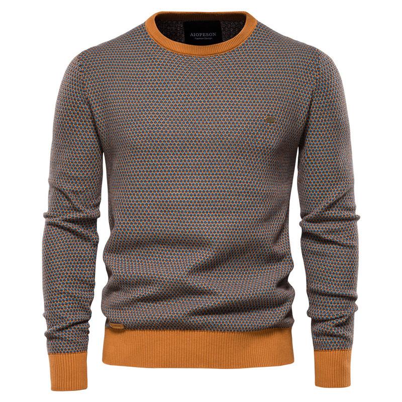 Men's Crew Neck Solid Color Sweatshirt