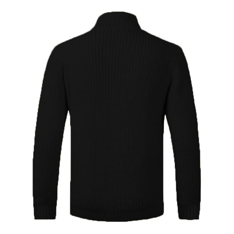 Men's Solid Color Versatile Casual Knitted Cardigan