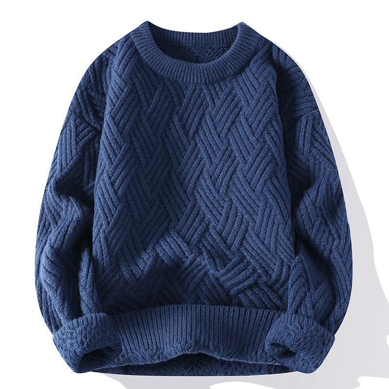 Men's Casual Twist Pullover Knitwear
