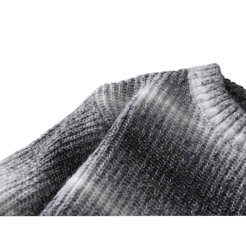 Men's Striped Crew Neck Knitted Sweater