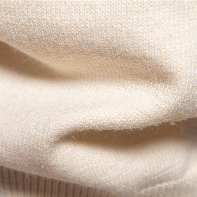 Men's Fashion 3D Rice Ear Jacquard Round Neck Pullover Knitted Sweater