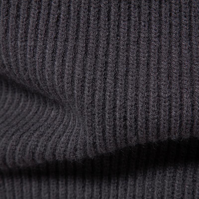Men's Fashion Colorblock Round Neck Loose Knit Sweater