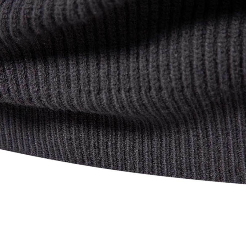 Men's Fashion Colorblock Round Neck Loose Knit Sweater